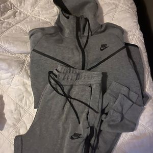 Grey Nike Tech Sweatsuit